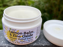 Load image into Gallery viewer, Lemon Balm &amp; Zinc Oxide Blister Relief Salve