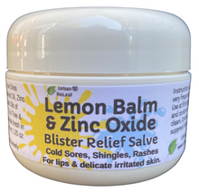 Load image into Gallery viewer, Lemon Balm & Zinc Oxide Blister Relief Salve