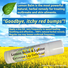 Load image into Gallery viewer, Lemon Balm & Lysine Extreme Lip Defense
