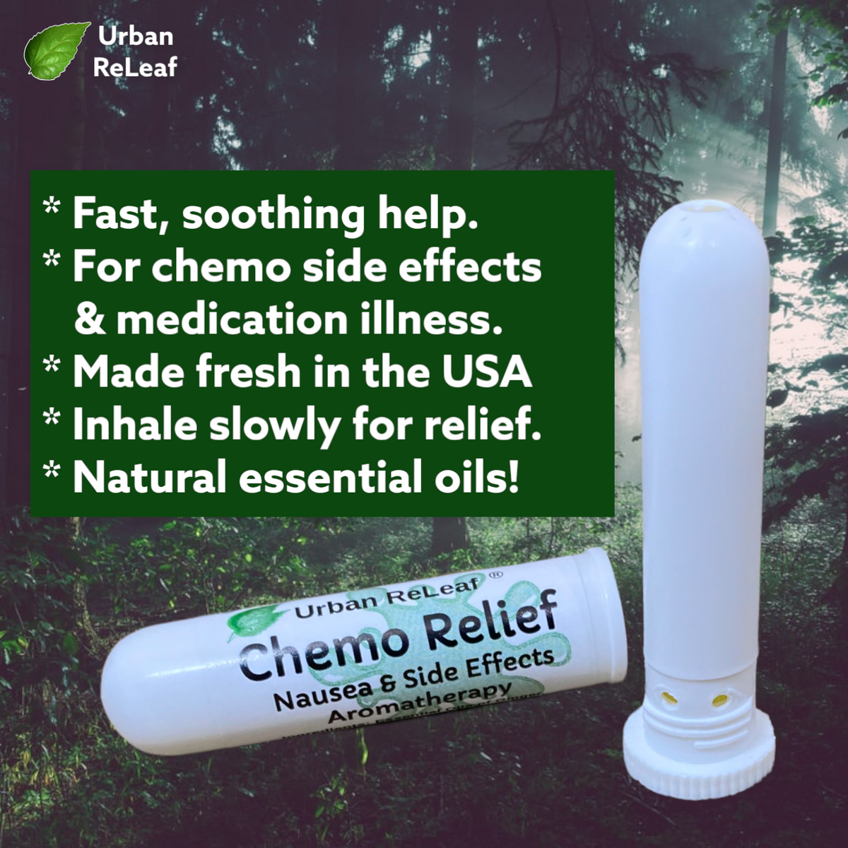 Chemo Relief Nausea & Side Effects Inhaler Urban ReLeaf