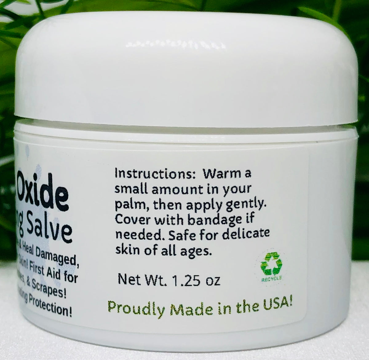 Zinc Oxide Healing Salve Urban ReLeaf