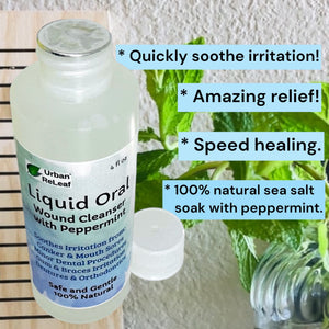 Liquid Oral Wound Cleanser with Peppermint