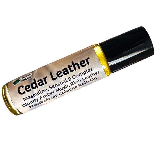 Cedar Leather Cologne Roll-On