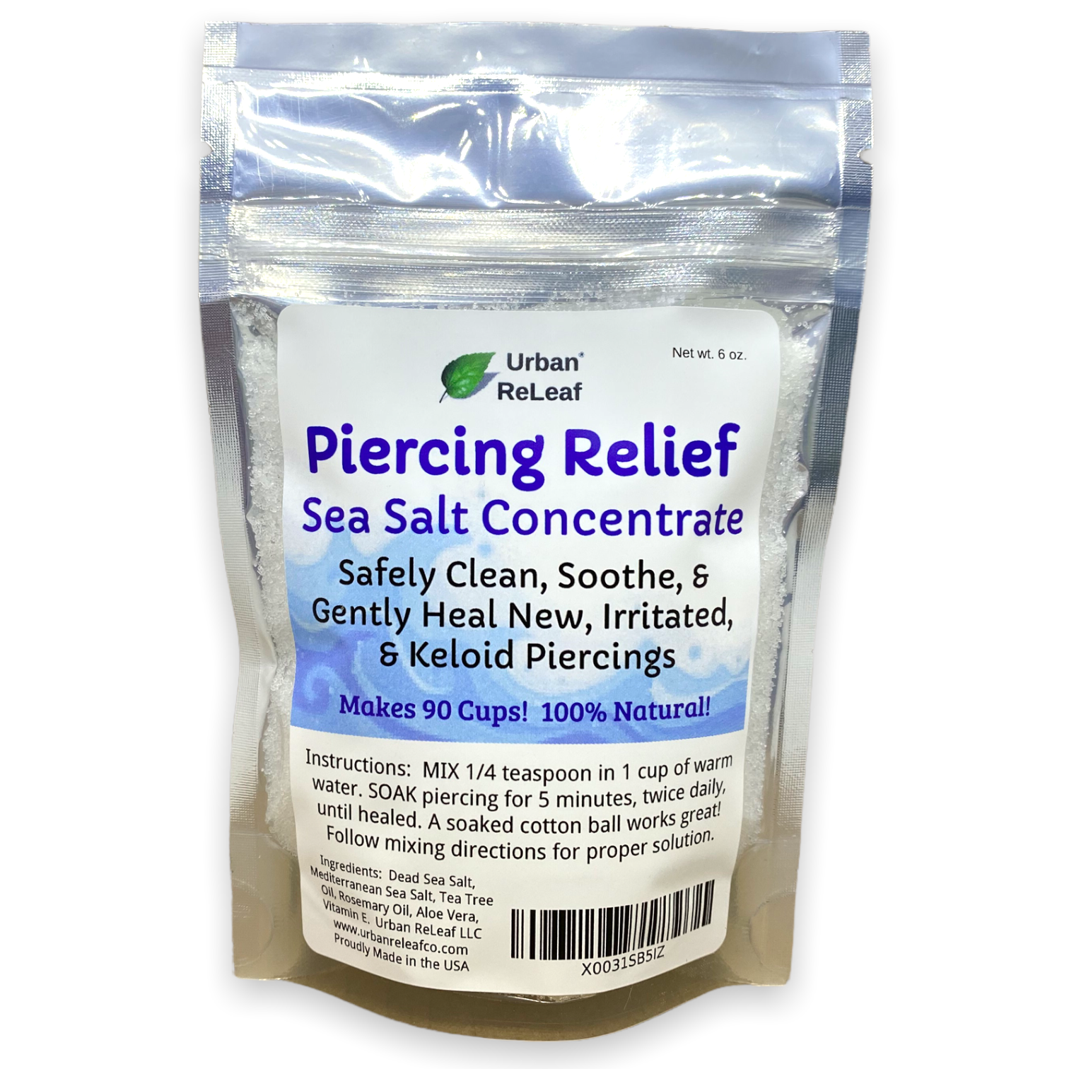 Piercing Relief Sea Salt Concentrate 6oz – Urban ReLeaf