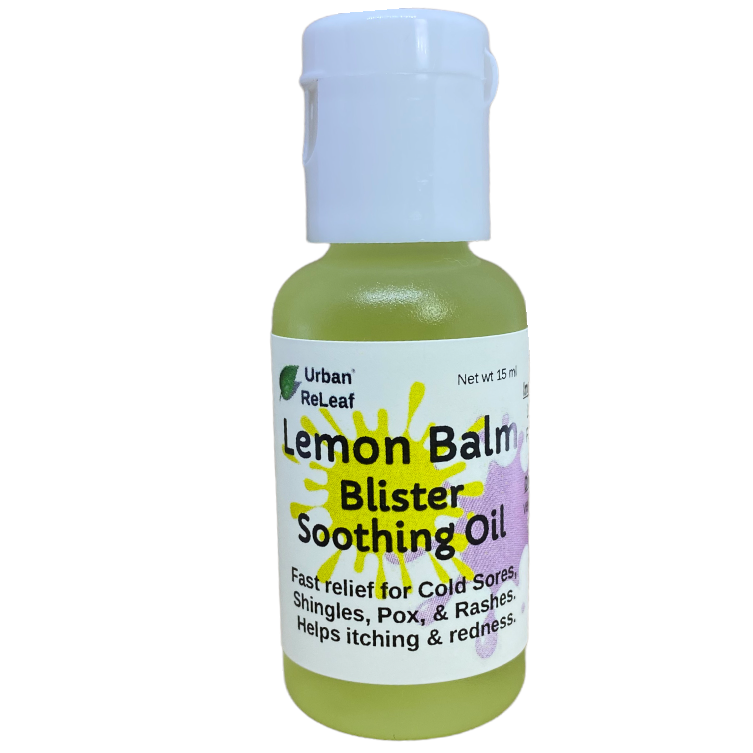 Lemon Balm Blister Soothing Oil – Urban ReLeaf