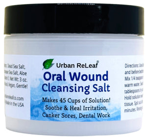 Oral Wound Cleansing Salt