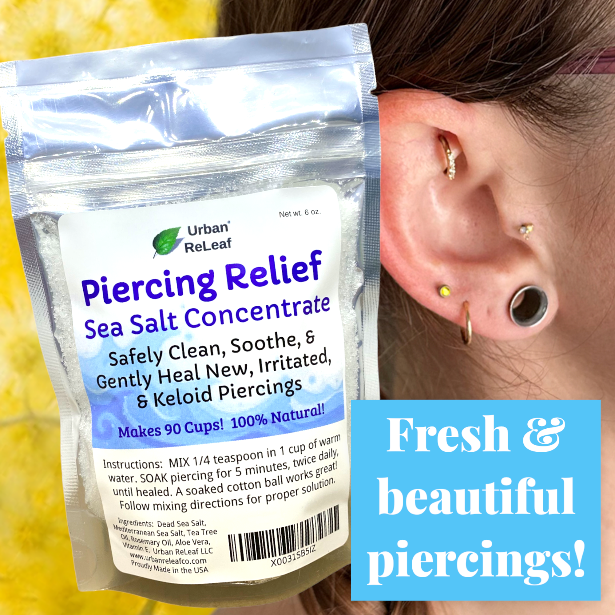 Selected Seasalt on echten Piercing Bump
