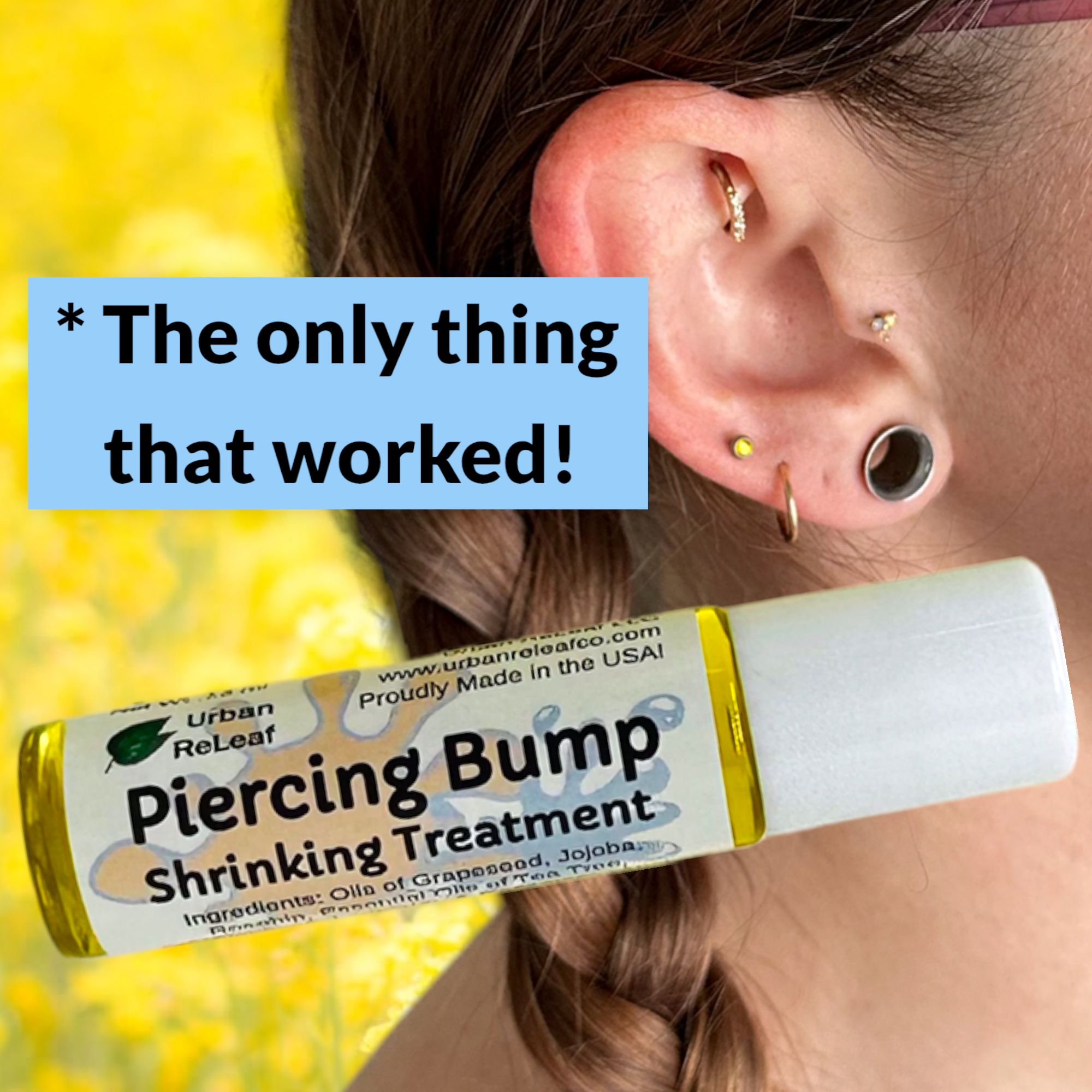 Piercing Bump Shrinking Treatment – Urban ReLeaf