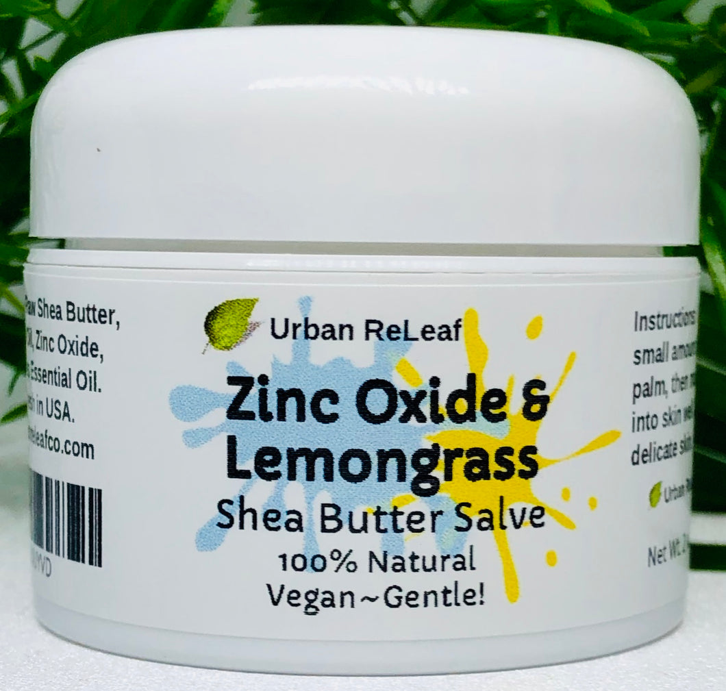 Zinc Oxide & Lemongrass Shea Butter Salve